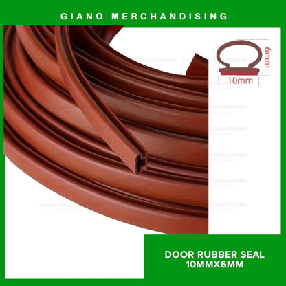 Door Rubber Seal 10mmx6Meter