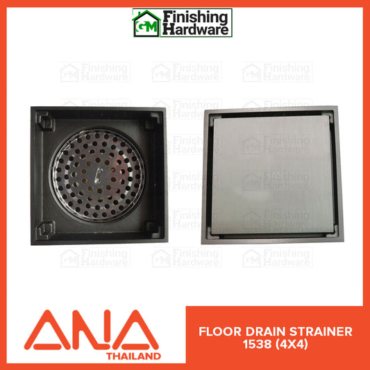 ANA Tile Insert Floor Drain Strainer 1538 (4x4)