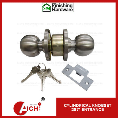 Aichi Cylindrical Knobset 2871 SS