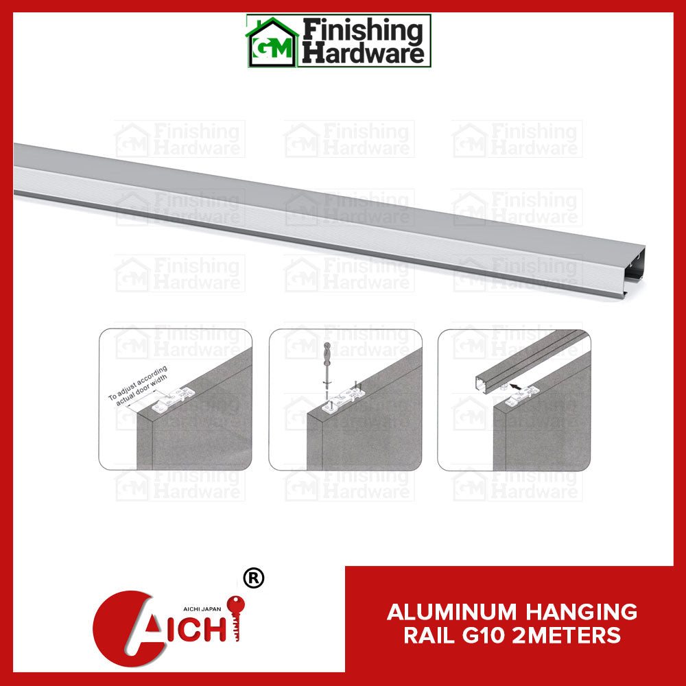 Soft-Close Sliding Door Mechanism Set (G10 2meter Aluminum Track+084 Roller)