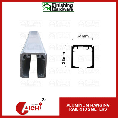 Soft-Close Sliding Door Mechanism Set (G10 2meter Aluminum Track+084 Roller)