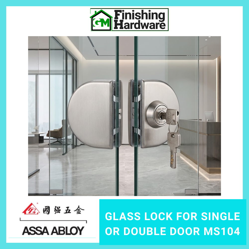 Assa Abloy Glass Lock for Frameless Door MS104