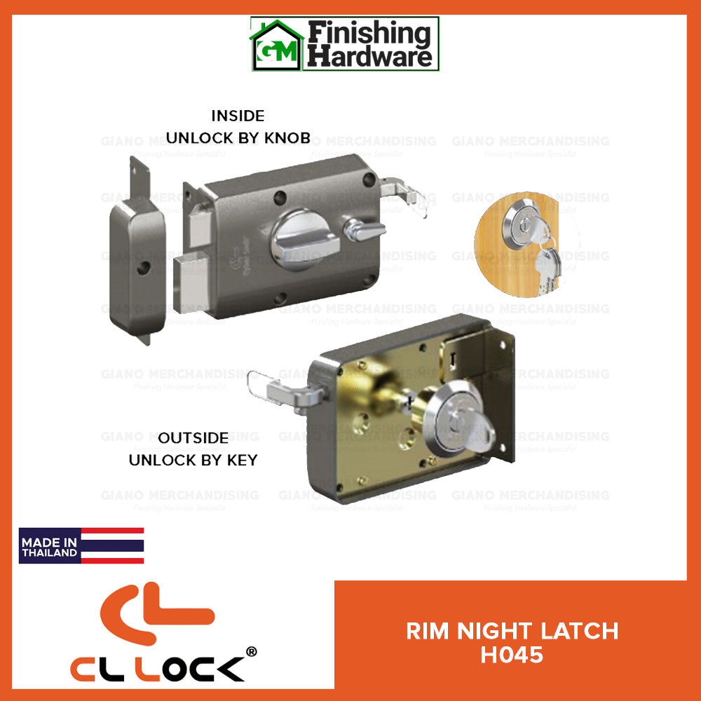 CyberLock Rim Night Door Latch H045