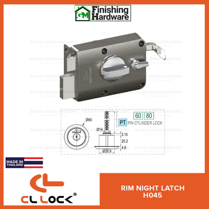 CyberLock Rim Night Door Latch H045