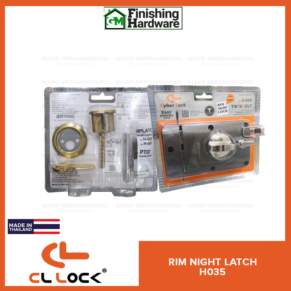 CyberLock Rim Night Door Latch H045