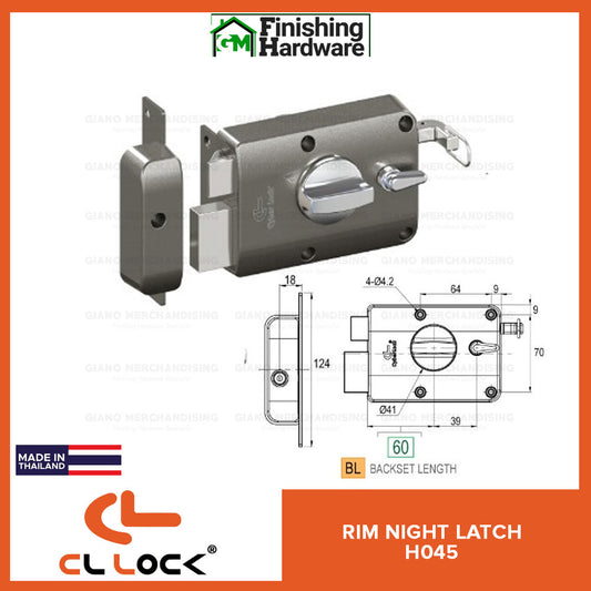 CyberLock Rim Night Door Latch H045