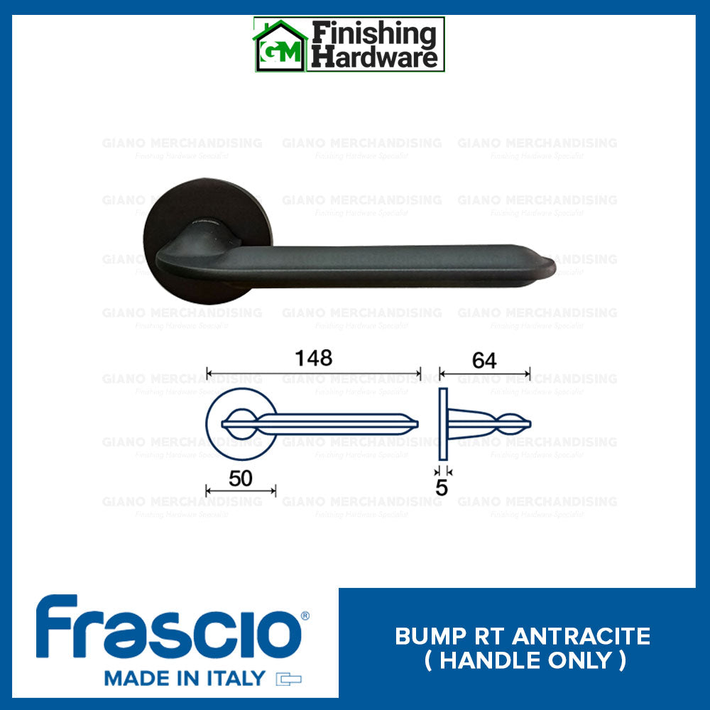 FRASCIO Bump RT Antracite (Mortisse Lockset)
