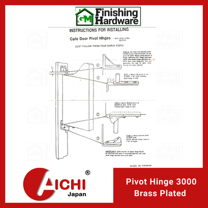 Aichi Door Pivot Hinge 3000 BP