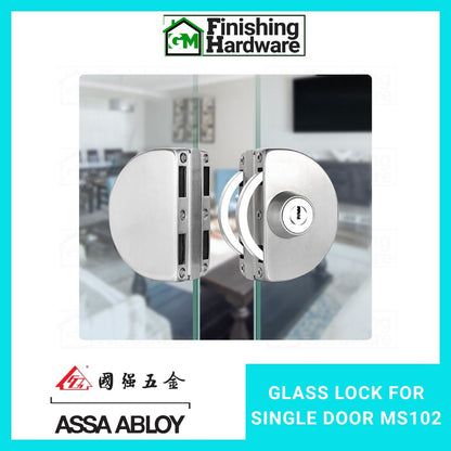 Assa Abloy Glass Lock Frameless Door MS102
