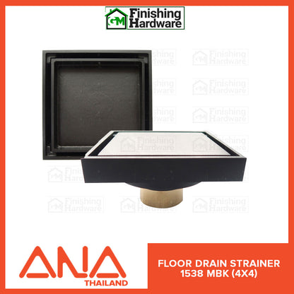 ANA Tile Insert Floor Drain Strainer 1538 (4x4)