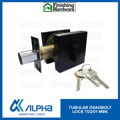 Alpha Tubular Deadbolt Lock TD201