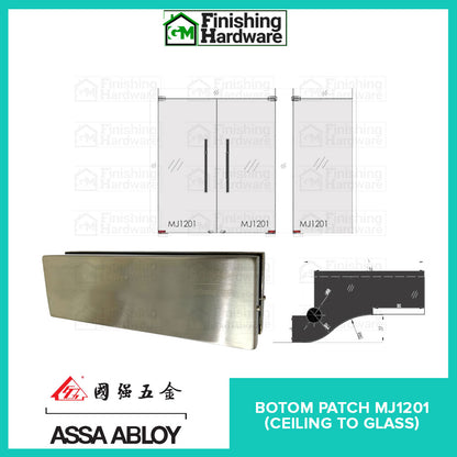 Assa Abloy Patch Door Fitting Set For Single Door
