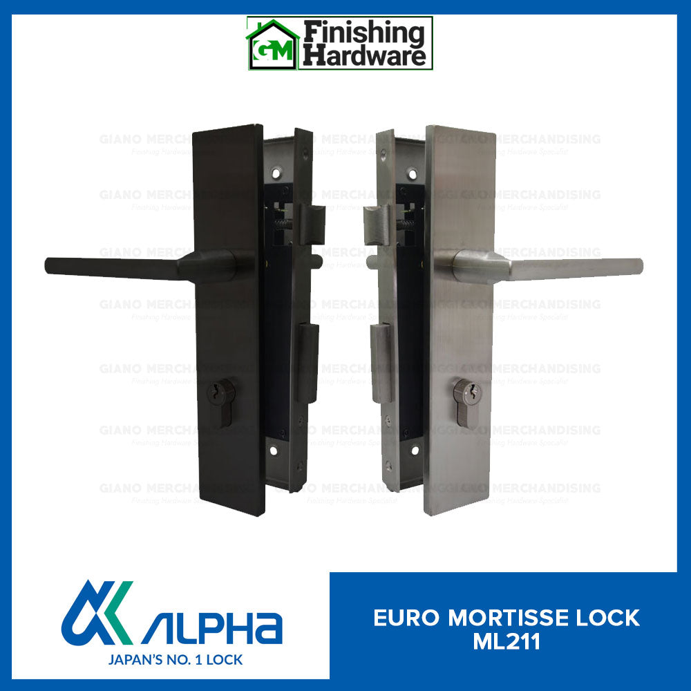 Alpha Euro Mortise Door Lock ML211 – GM Finishing Hardware