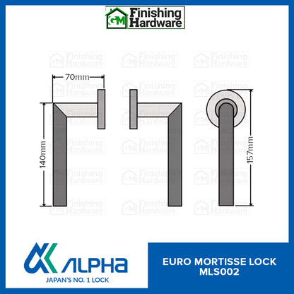 Euro Mortisse Door Lock MLS002