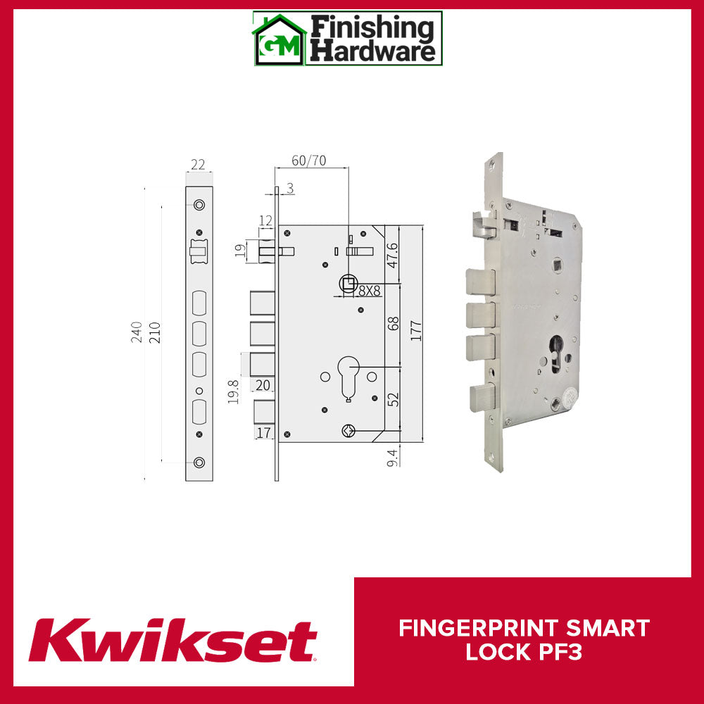 Kwikset Fingerprint Smart Door Lock PF3