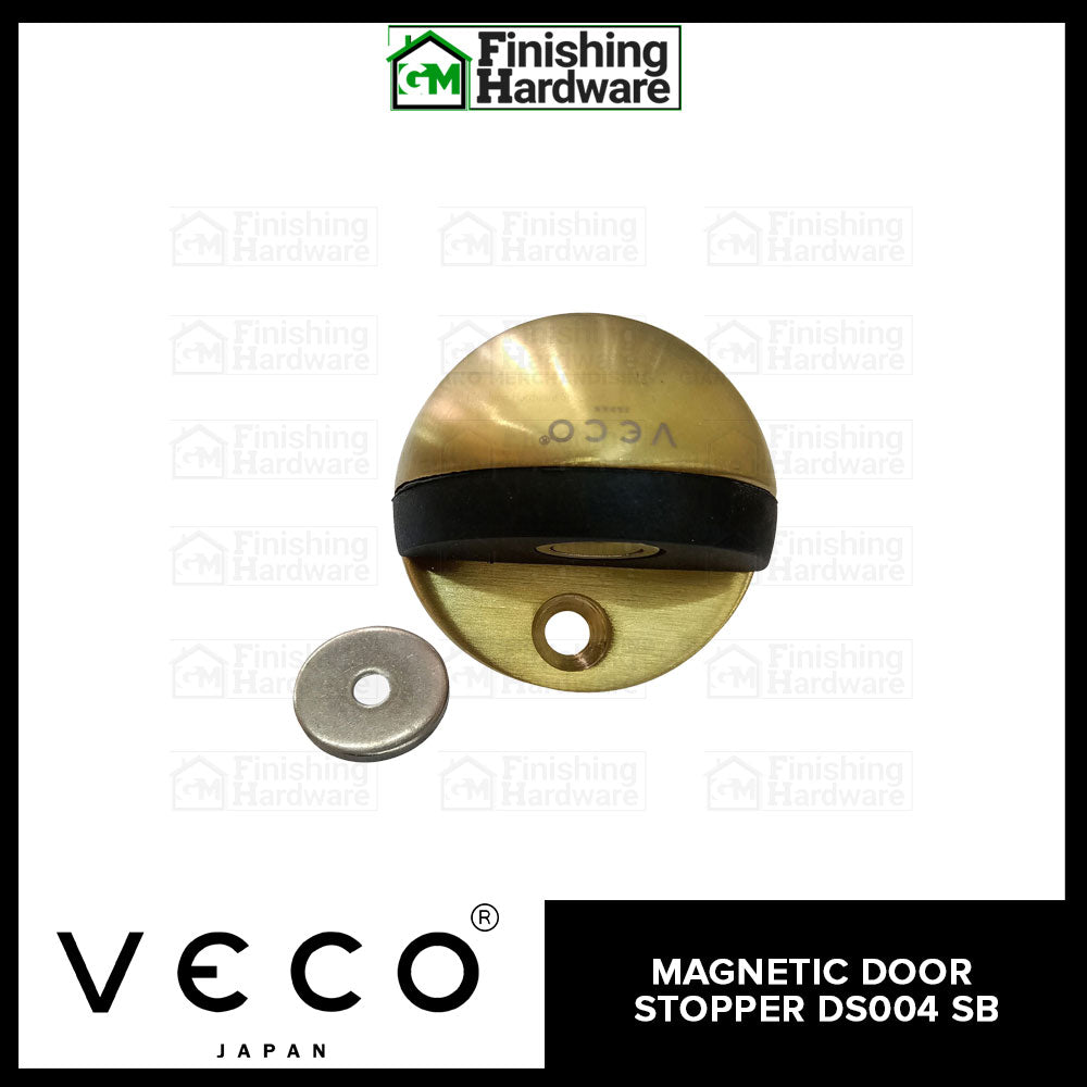 Veco Magnetic Floor Mounted Door Stopper DS004 SB