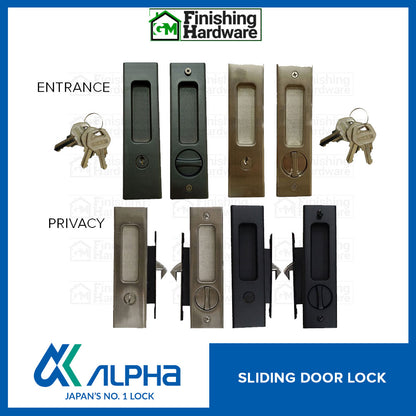 Alpha Sliding Door Lock SL221-1 (Square Type)