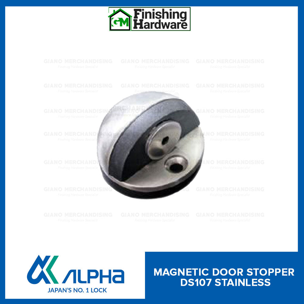 Alpha Floor Mounted Magnetic Door Stopper DS107
