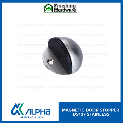Alpha Floor Mounted Magnetic Door Stopper DS107
