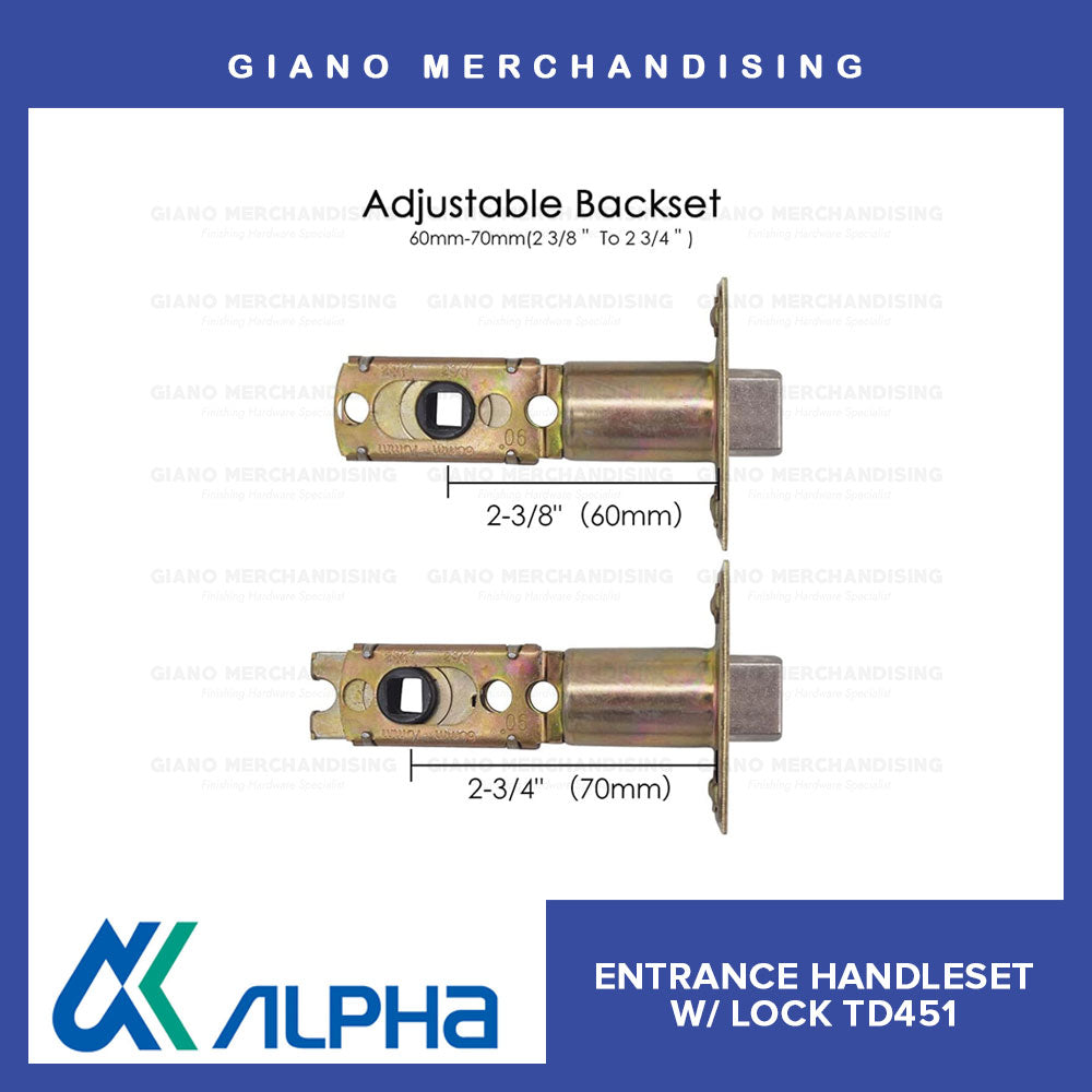 Alpha Entrance Thumb Latch TD451