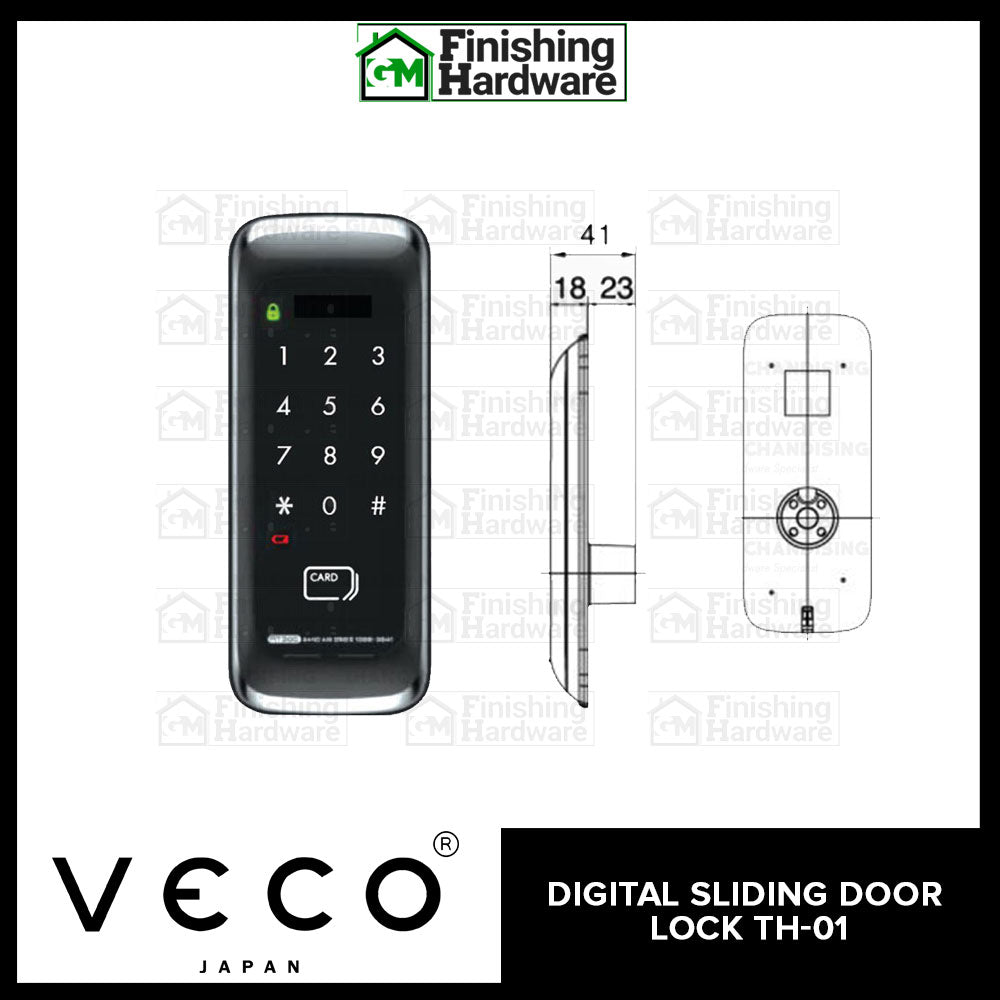 Veco Digital Rim Lock TH-01