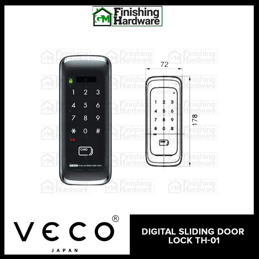 Veco Digital Rim Lock TH-01