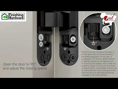 3D Adjustable Invisible Door Hinge